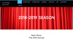 Desktop Screenshot of onstagewalton.org